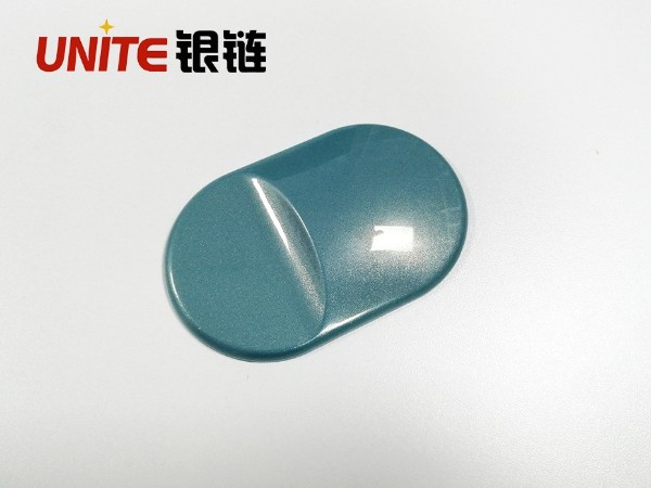 銀鏈水鴨藍色ABS免噴金合金材料美學(xué)塑料