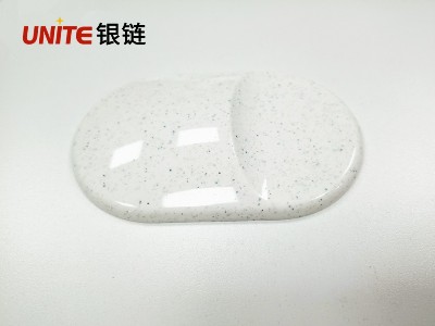 灑點(diǎn)效果銀星白ABS免噴涂改性塑料